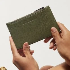 Status Anxiety Accessories Avoiding Things Khaki Wallet