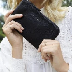 Status Anxiety Smoke And Mirrors Black Wallet