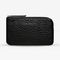 Status Anxiety Accessories Smoke And Mirrors Black Bubble Wallet