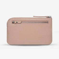 Status Anxiety Smoke And Mirrors Dusky Pink Wallet
