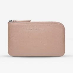 Status Anxiety Smoke And Mirrors Dusky Pink Wallet