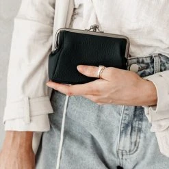 Status Anxiety Volatile Black Clip Purse Accessories