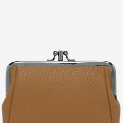 Status Anxiety Volatile Tan Clip Purse Accessories