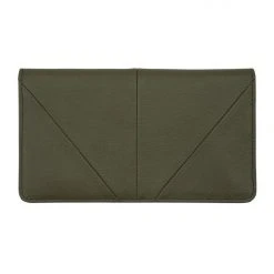 Status Anxiety Triple Threat Khaki Foldover Wallet