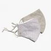 Personal Space Neutral Stripe + Mini Gingham Face Mask 2 Pack Accessories