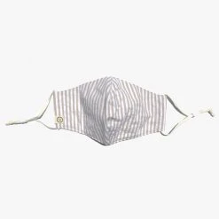 Personal Space Neutral Stripe + Mini Gingham Face Mask 2 Pack Accessories