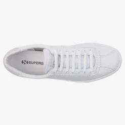 Superga 2843 Club S Comfort All White Leather Sneaker