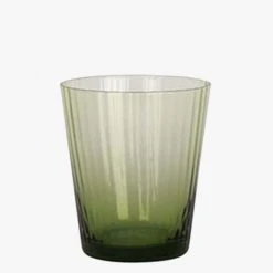 French Country Support Local Gifts Talbot Green Tumbler Glass