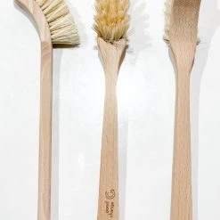 Good Change 100% Natural Beechwood Handle Tampico Bristle Dish Brush Table & Kitchen