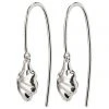 Pilgrim Tolerance Abstract Drop Hook Earrings Silver Plated 1 Pilgrim Tolerance Abstract Drop Hook Earrings Silver Plated