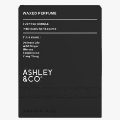 Ashley+Co Home & Beauty Natural Waxed Tui + Kahili Perfume Candle