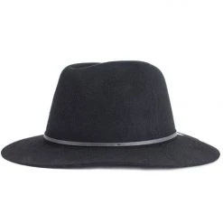 Brixton Accessories Wesley Fedora Black Wool Felt Hat
