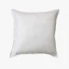 George Street Linen Cushion, Throws & Linen Belgian Washed Linen White Euro Pillowcase