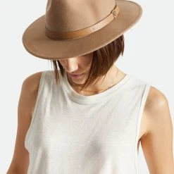 Brixton Accessories Messer Fedora Mojave Wool Felt Hat