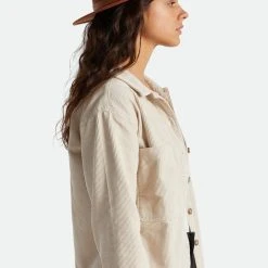 Brixton Messer Fedora Caramel Wool Felt Hat